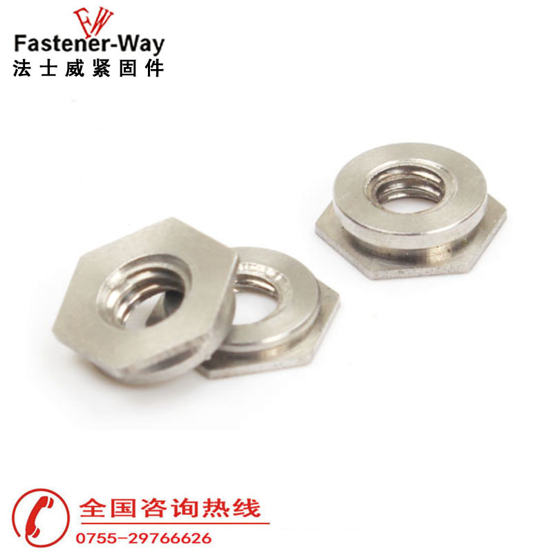 公制鑲?cè)肼菽庚R平螺母壓鉚件F-M3-1--F-M5-1 公制鑲?cè)肼菽庚R平螺母壓鉚件F-M3-1--F-M5-1