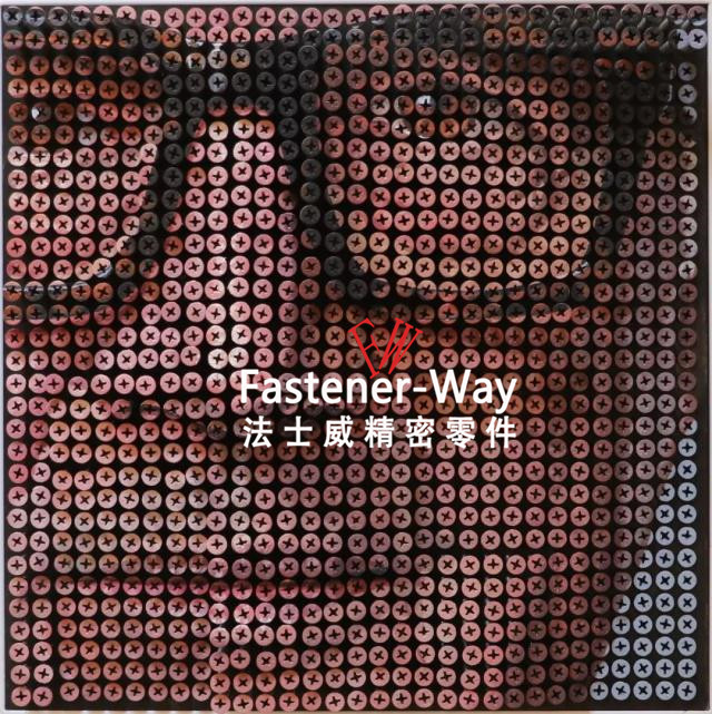 螺絲藝術-肖像畫 螺絲藝術-肖像畫