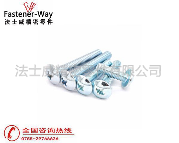 法士威JISB1111十字槽大扁頭機牙螺絲釘8 法士威JISB1111十字槽大扁頭機牙螺絲釘8