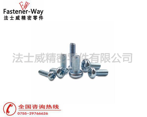 ANSIB18.6.3P美制十字盤頭碳鋼機牙螺絲6 ANSIB18.6.3P美制十字盤頭碳鋼機牙螺絲6