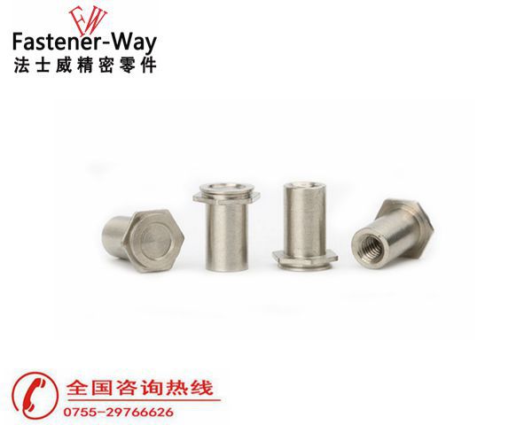 CSOS-M3-8不銹鋼埋頭壓鉚螺母柱4 CSOS-M3-8不銹鋼埋頭壓鉚螺母柱4