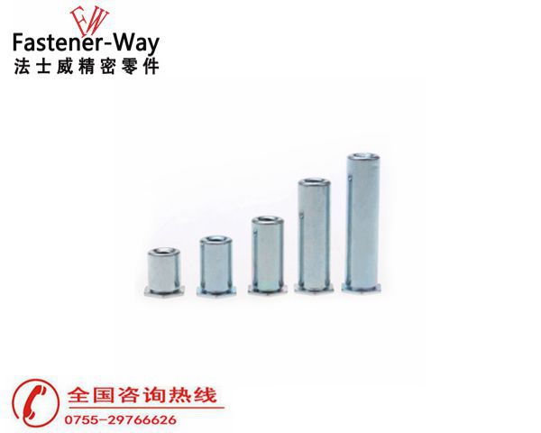 BSO4-M4-18碳鋼鍍鋅壓鉚螺母柱1 BSO4-M4-18碳鋼鍍鋅壓鉚螺母柱1