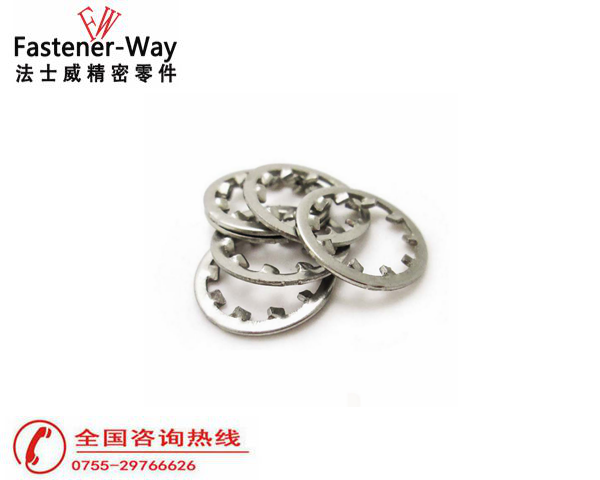 碳鋼鍍鋅GB861.1內花齒墊圈 防松止動墊片4 碳鋼鍍鋅GB861.1內花齒墊圈 防松止動墊片4